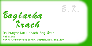 boglarka krach business card